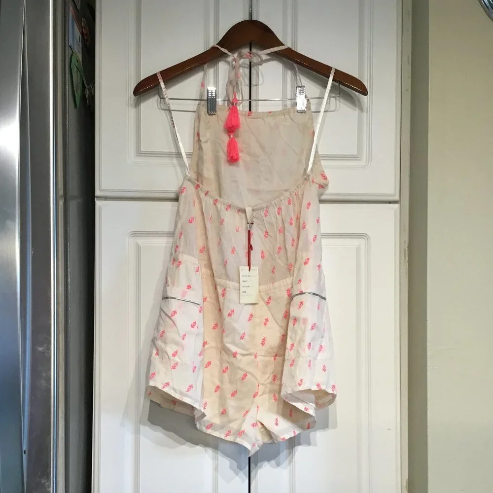 RAGA Halter Tassel Tie Romper - Picture 3 of 4